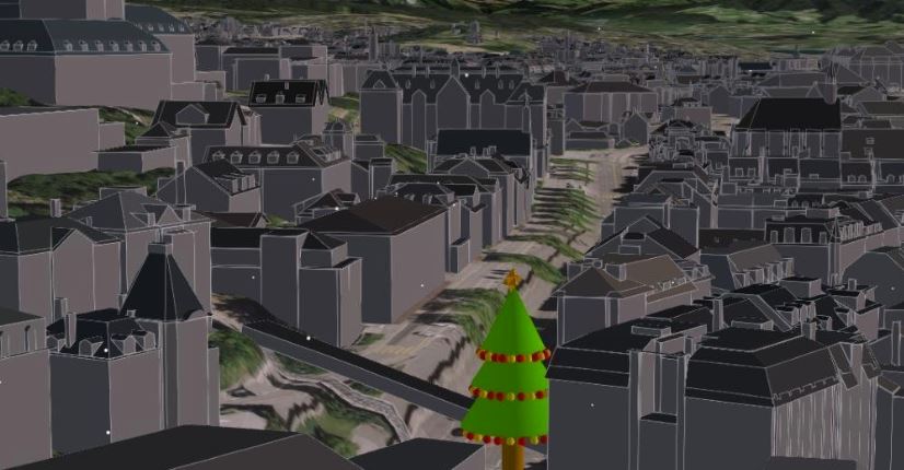 Schneemann braucht Hilfe - ein GIS-Weihnachtsspiel